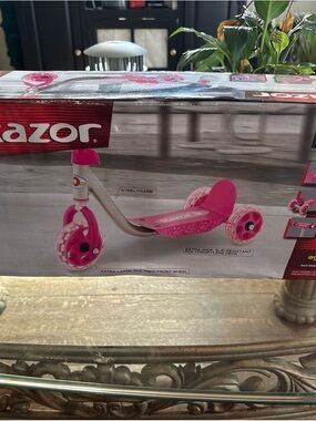 Razor Pink Three-Wheel Kids Scooter